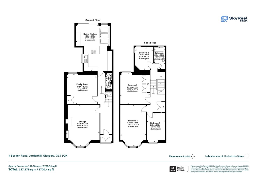 Floorplans For Jordanhill, Glasgow
