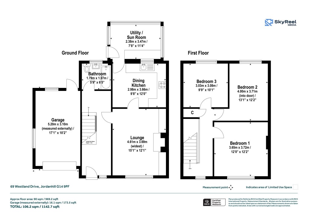Floorplans For Jordanhill, Glasgow
