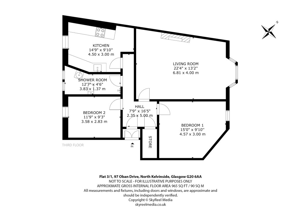 Floorplans For North Kelvinside, Glasgow