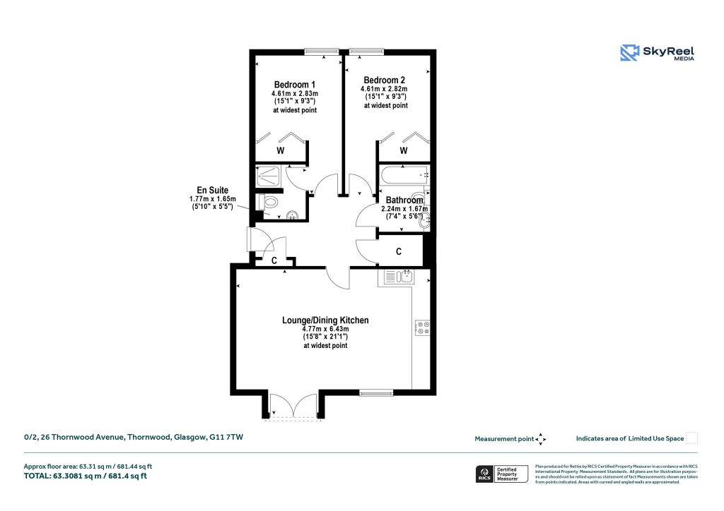 Floorplans For Thornwood, Glasgow