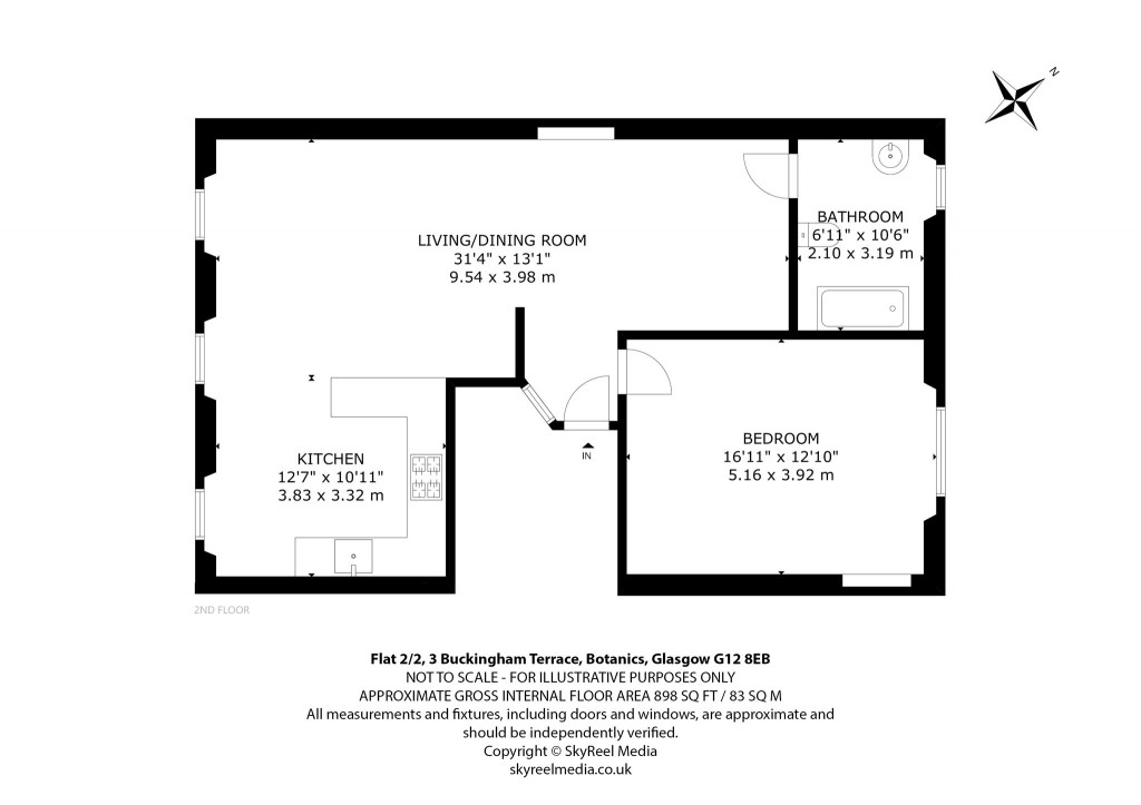 Floorplans For Botanics, Glasgow