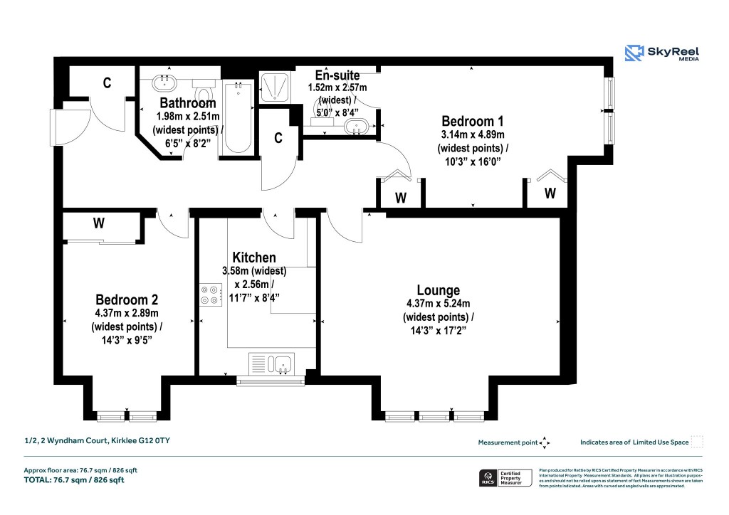 Floorplans For Kirklee, Glasgow