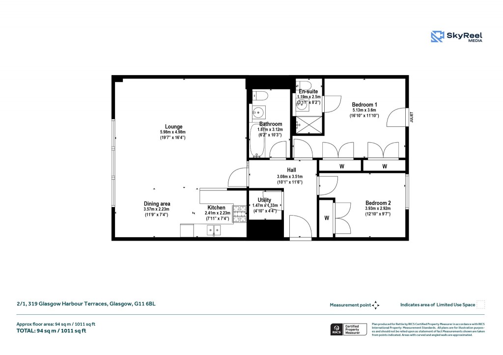 Floorplans For Glasgow Harbour, Glasgow