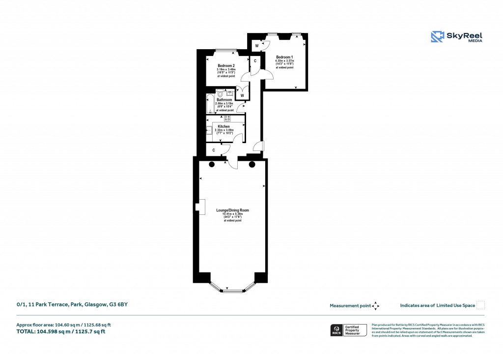 Floorplans For Park, Glasgow