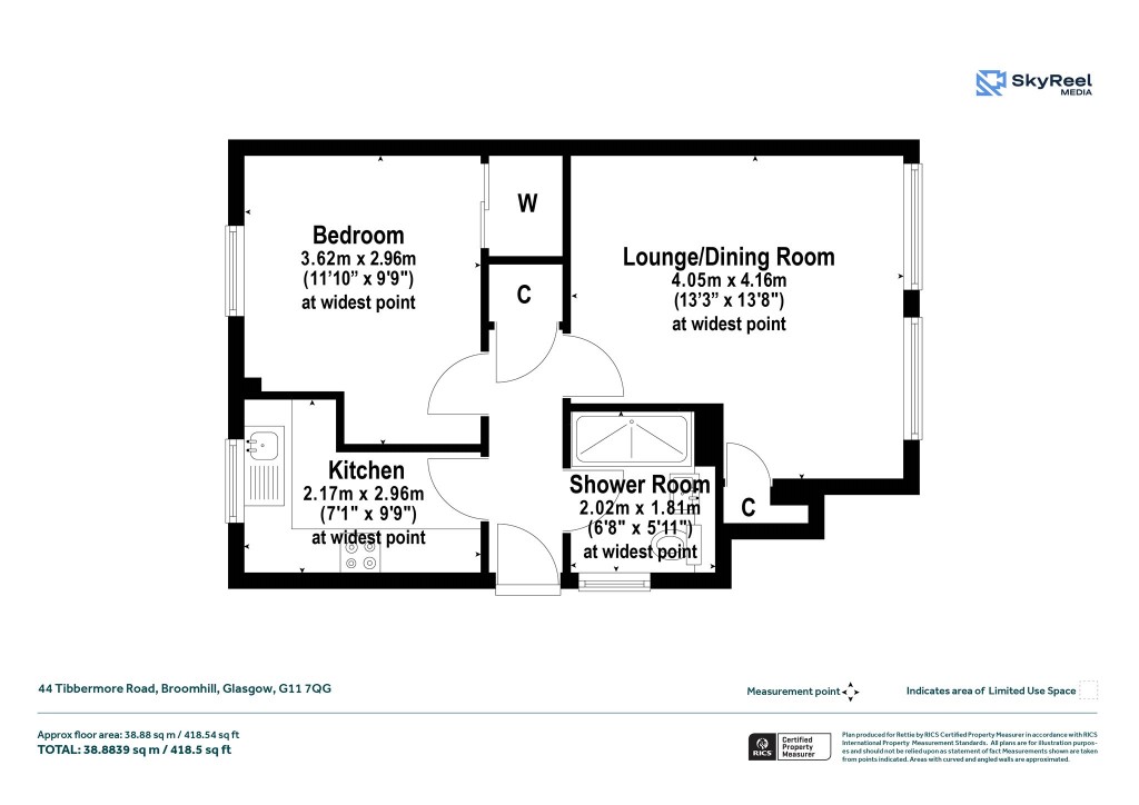 Floorplans For Broomhill, Glasgow