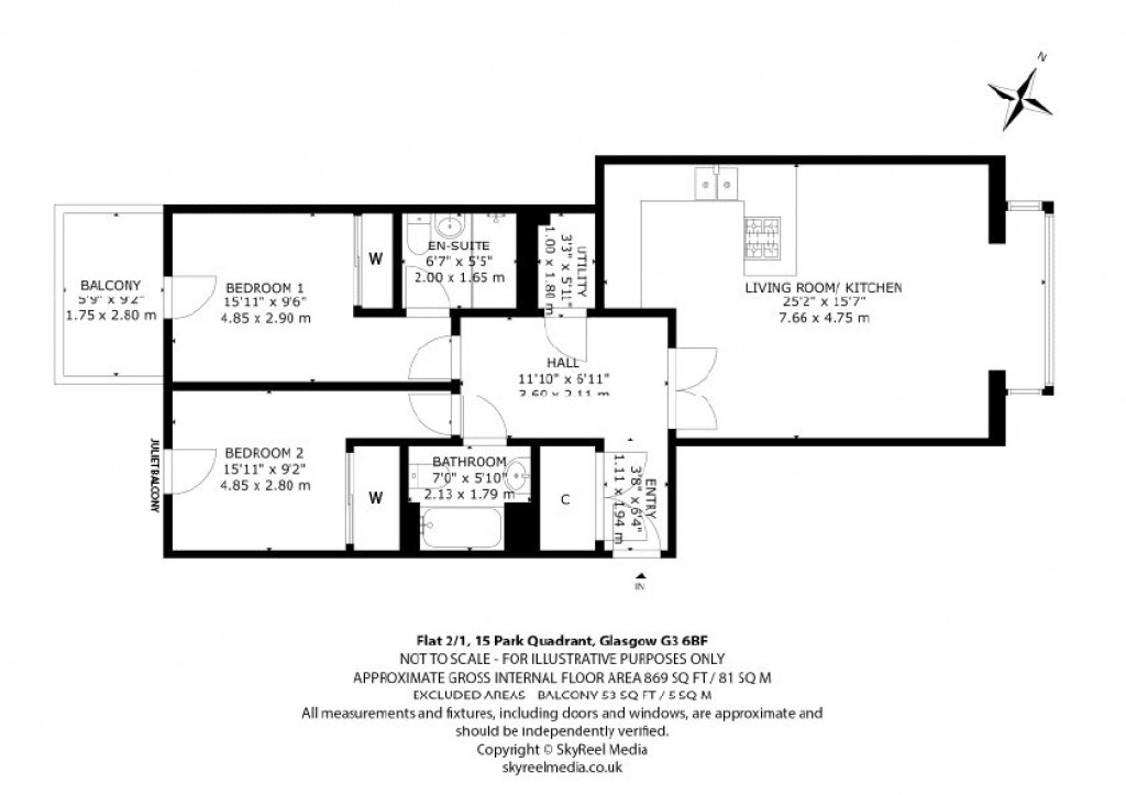 Floorplans For Park, Glasgow