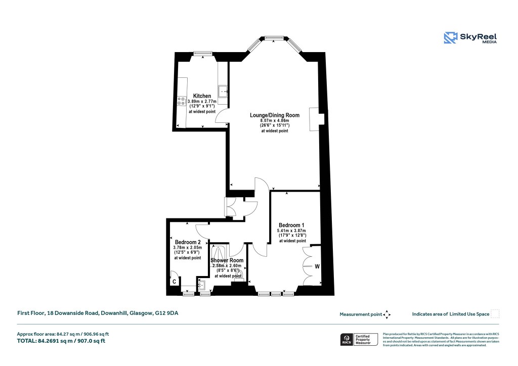 Floorplans For Dowanhill, Glasgow