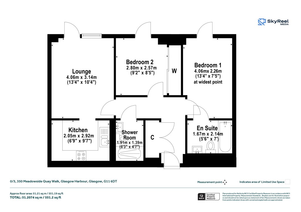 Floorplans For Glasgow Harbour, Glasgow