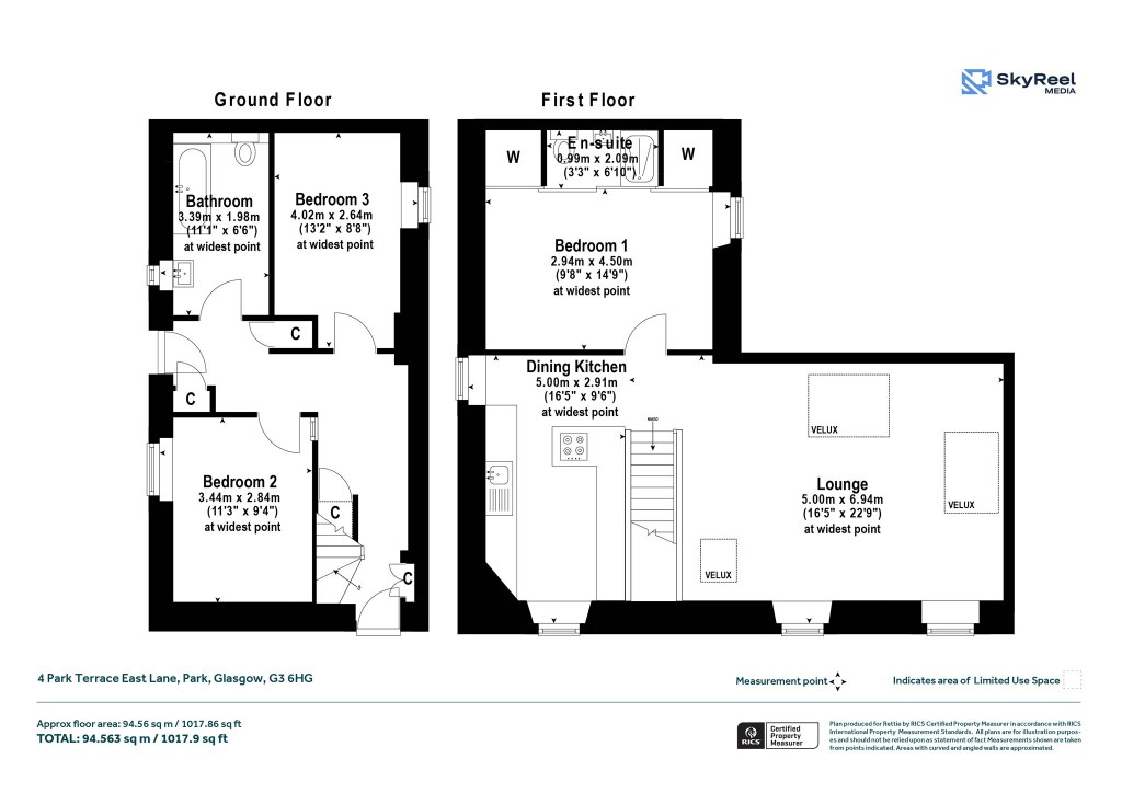 Floorplans For Park, Glasgow