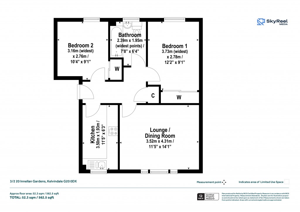 Floorplans For Kelvindale, Glasgow