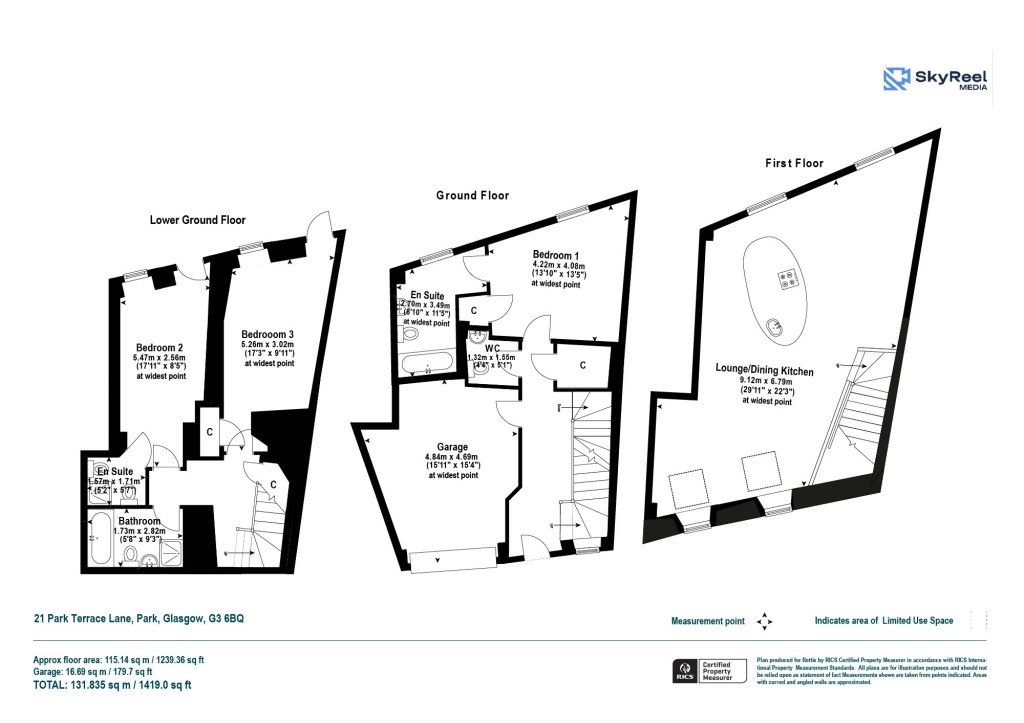 Floorplans For Park, Glasgow