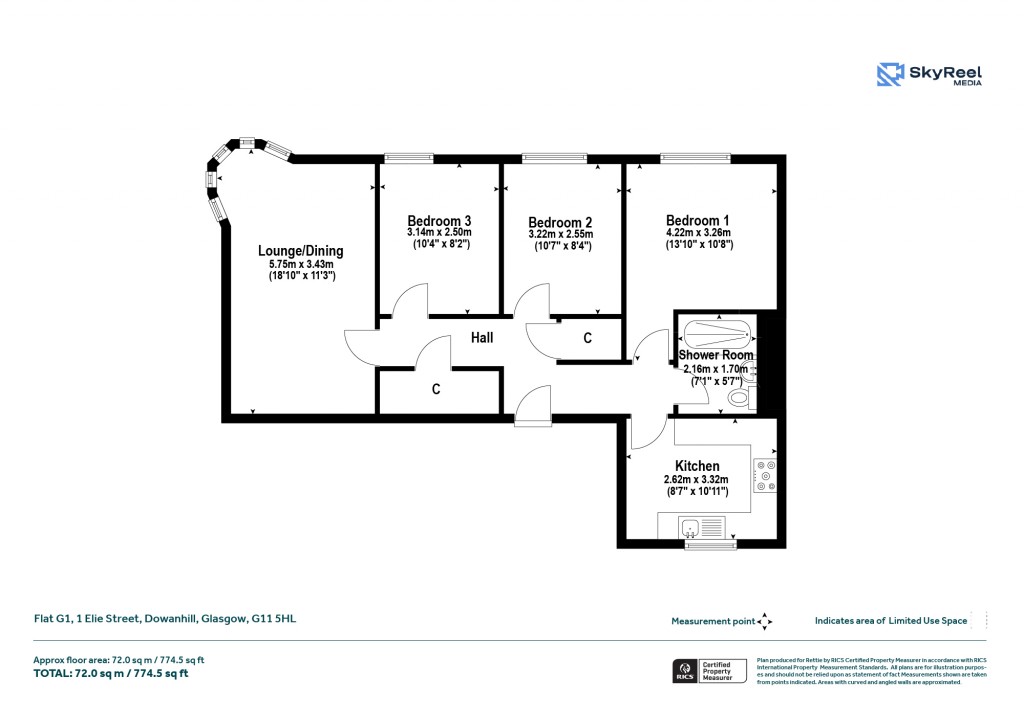 Floorplans For Dowanhill, Glasgow