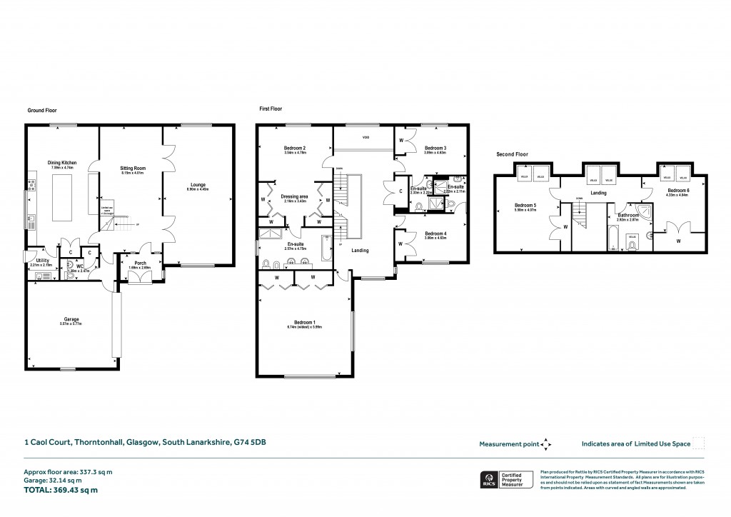Floorplans For Thorntonhall, Glasgow, South Lanarkshire