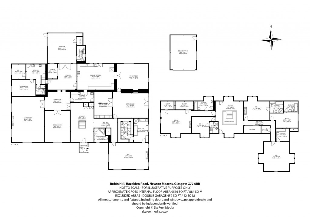 Floorplans For Newton Mearns, Glasgow, East Renfrewshire