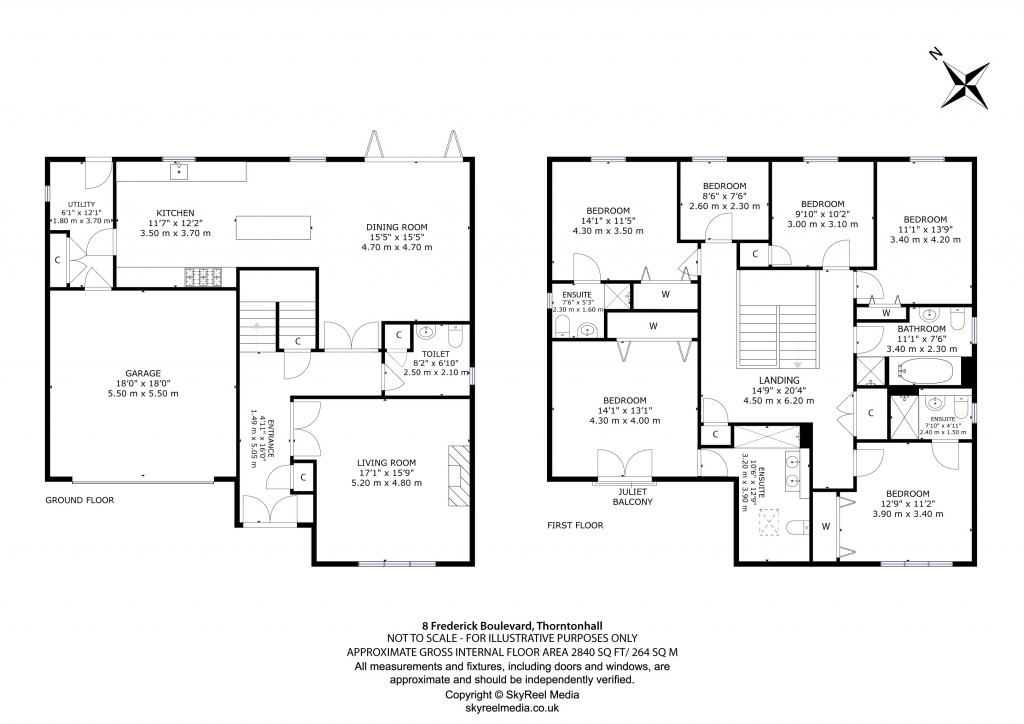 Floorplans For Thorntonhall, Glasgow, South Lanarkshire