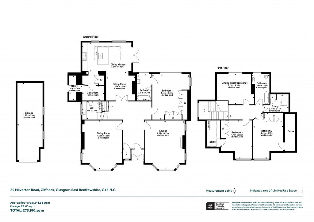 Floorplans For Giffnock, Glasgow, East Renfrewshire