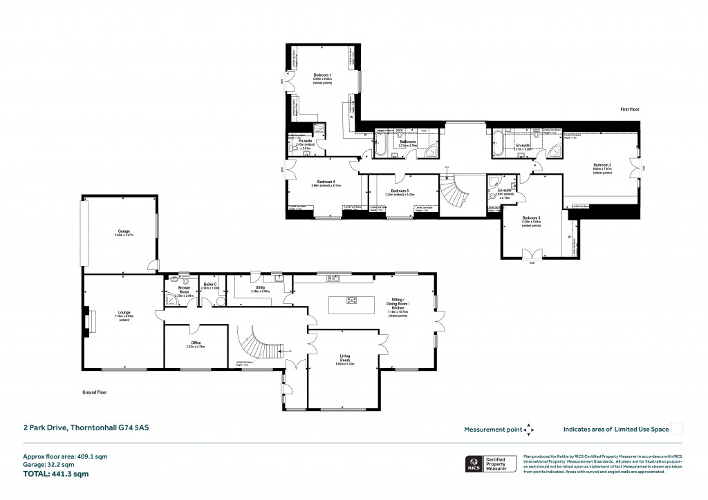 Floorplans For Thorntonhall, Glasgow, South Lanarkshire