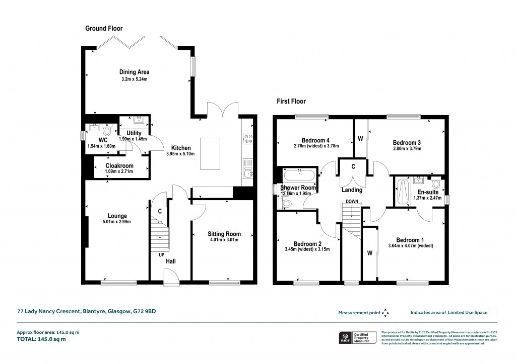 Floorplans For Blantyre, Glasgow, South Lanarkshire