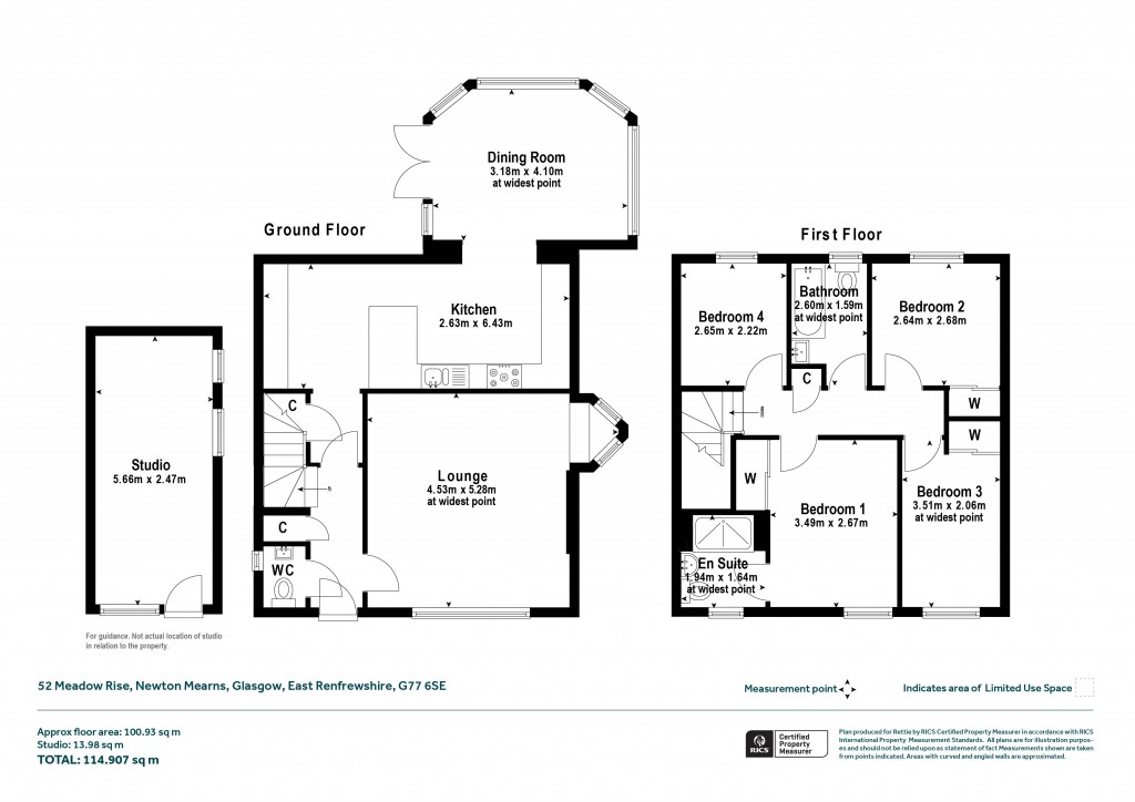Floorplans For Newton Mearns, Glasgow, East Renfrewshire
