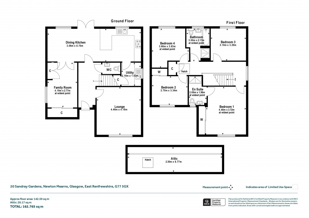 Floorplans For Newton Mearns, Glasgow, East Renfrewshire