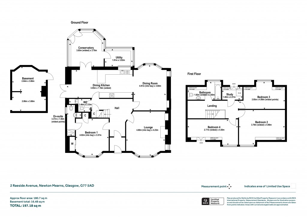 Floorplans For Newton Mearns, Glasgow