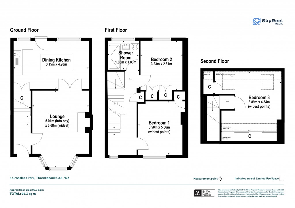Floorplans For Thornliebank, Glasgow, East Renfrewshire