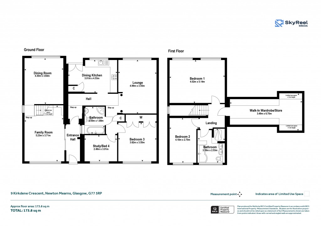 Floorplans For Newton Mearns, Glasgow, East Renfrewshire