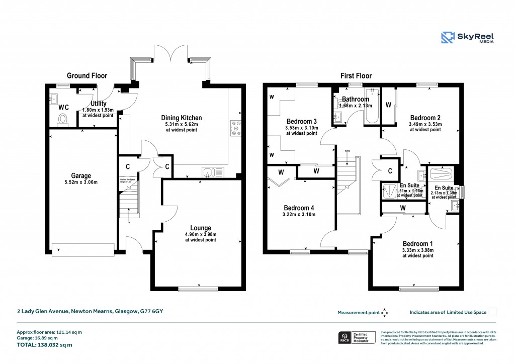 Floorplans For Newton Mearns, Glasgow