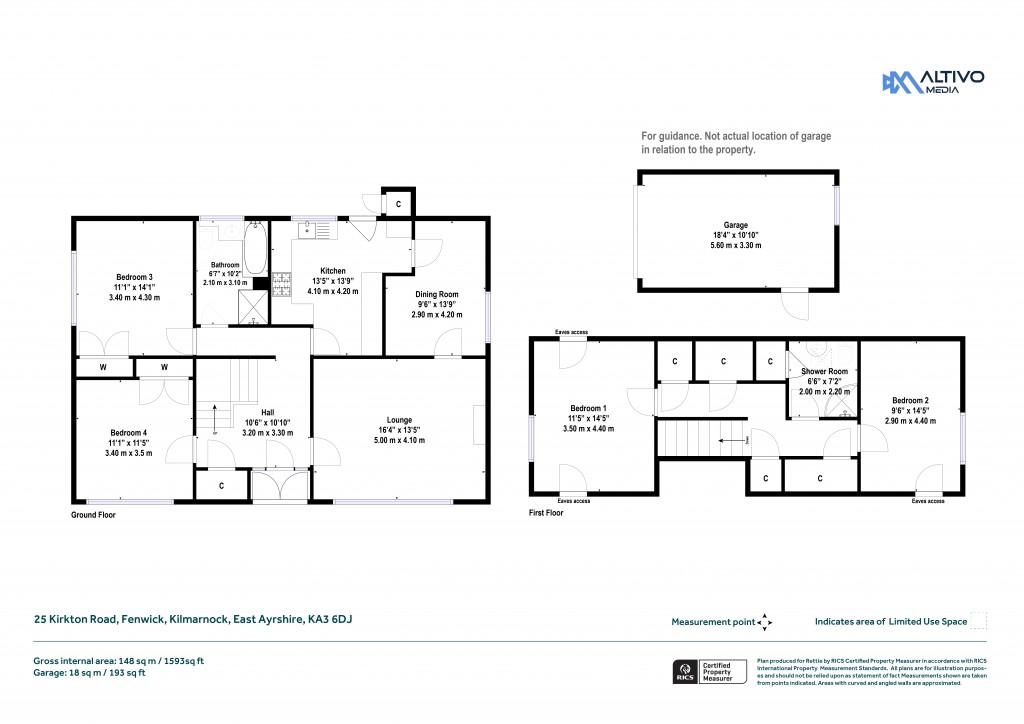 Floorplans For Fenwick, Kilmarnock, East Ayrshire