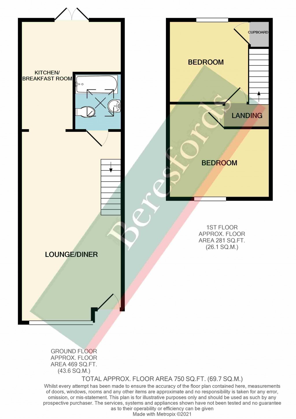 Floorplans For Marks Road, Romford, Essex