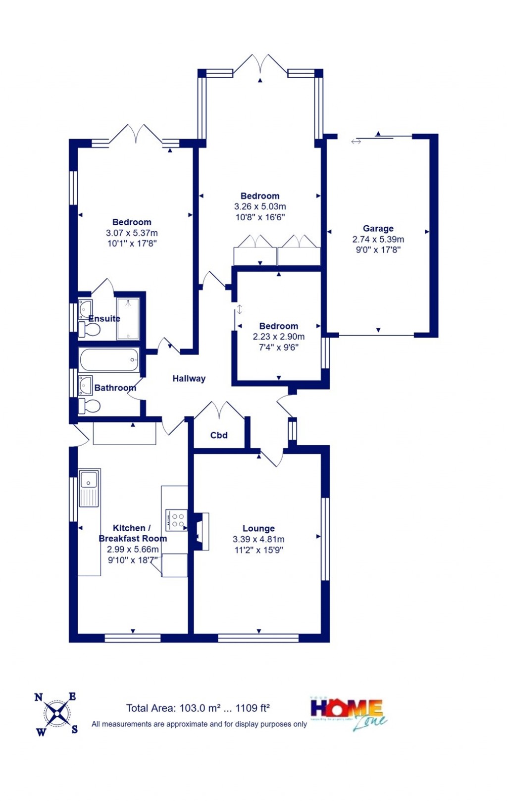 Floorplans For Highcliffe On Sea, Christchurch, Dorset