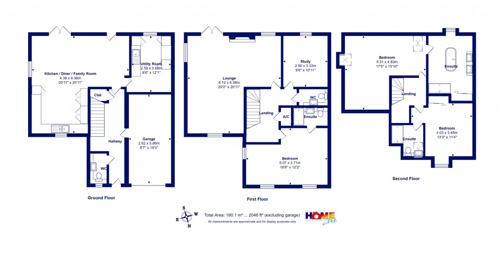Floorplans For Mudeford, Christchurch, Dorset