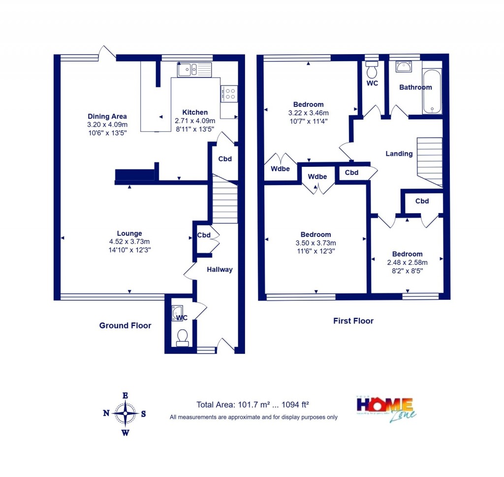 Floorplans For Highcliffe On Sea, Christchurch, Dorset