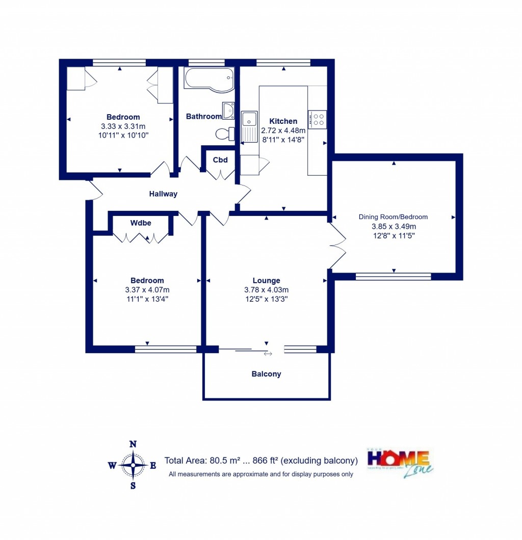 Floorplans For Highcliffe On Sea, Christchurch, Dorset