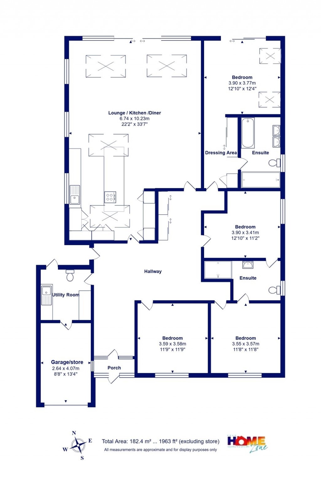 Floorplans For Highcliffe On Sea, Christchurch, Dorset