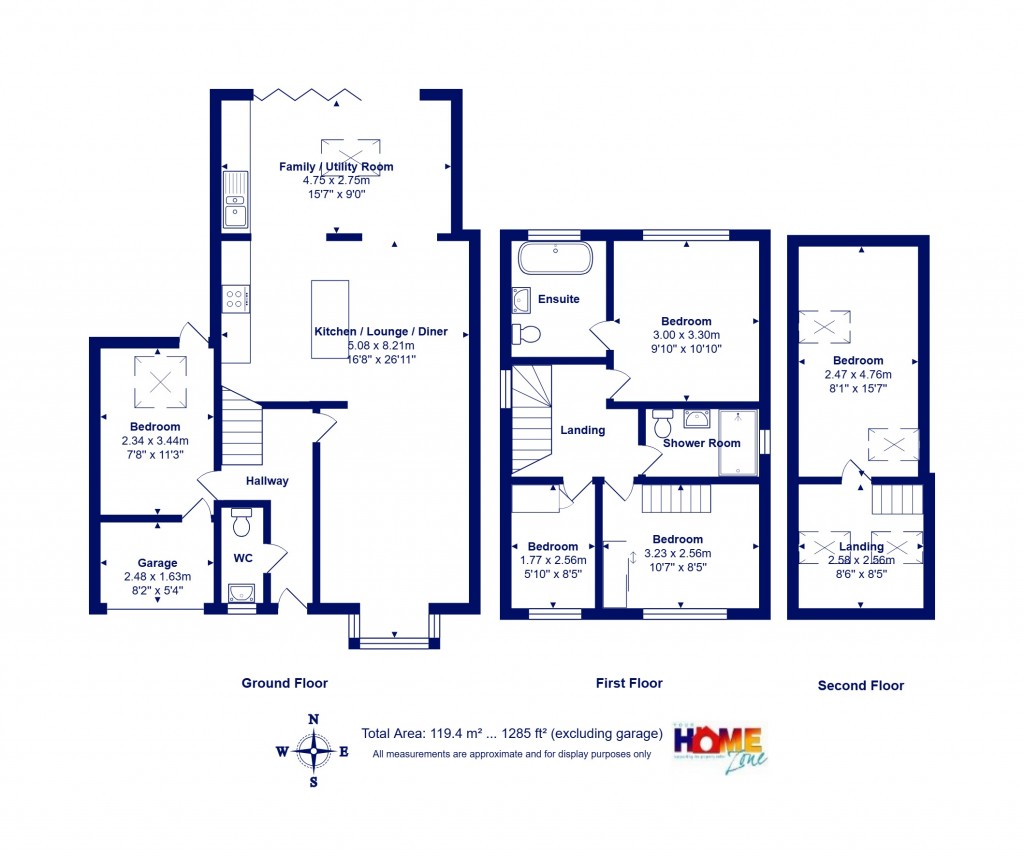 Floorplans For Mudeford, Christchurch, Dorset