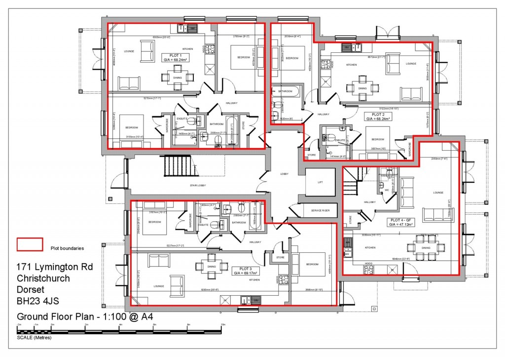 Floorplans For Highcliffe On Sea, Christchurch, Dorset