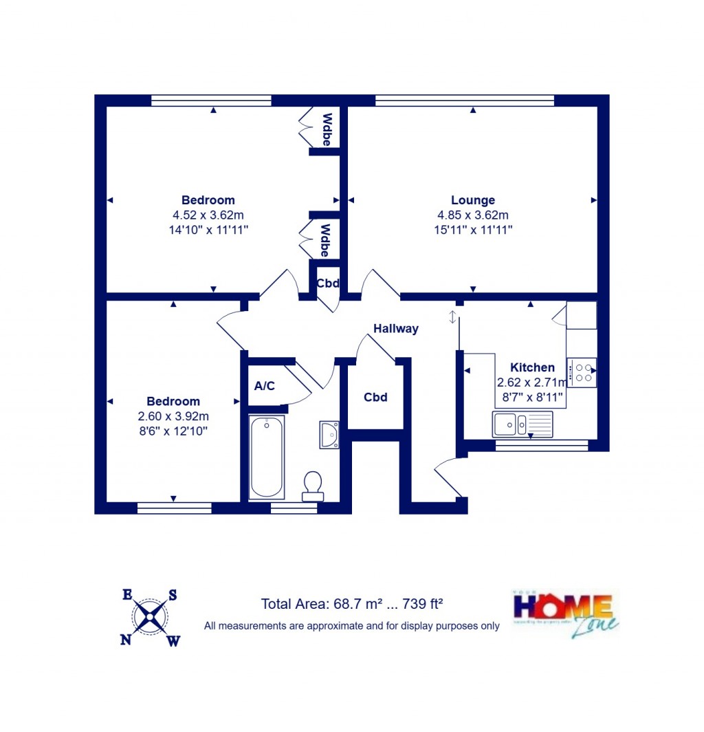Floorplans For Highcliffe On Sea, Christchurch, Dorset