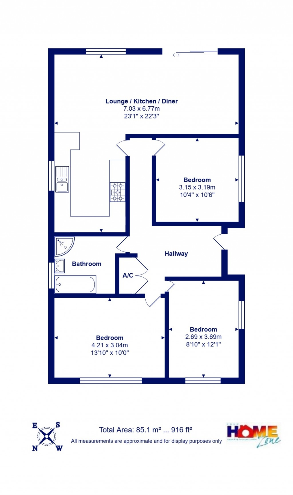Floorplans For Mudeford, Christchurch, Dorset