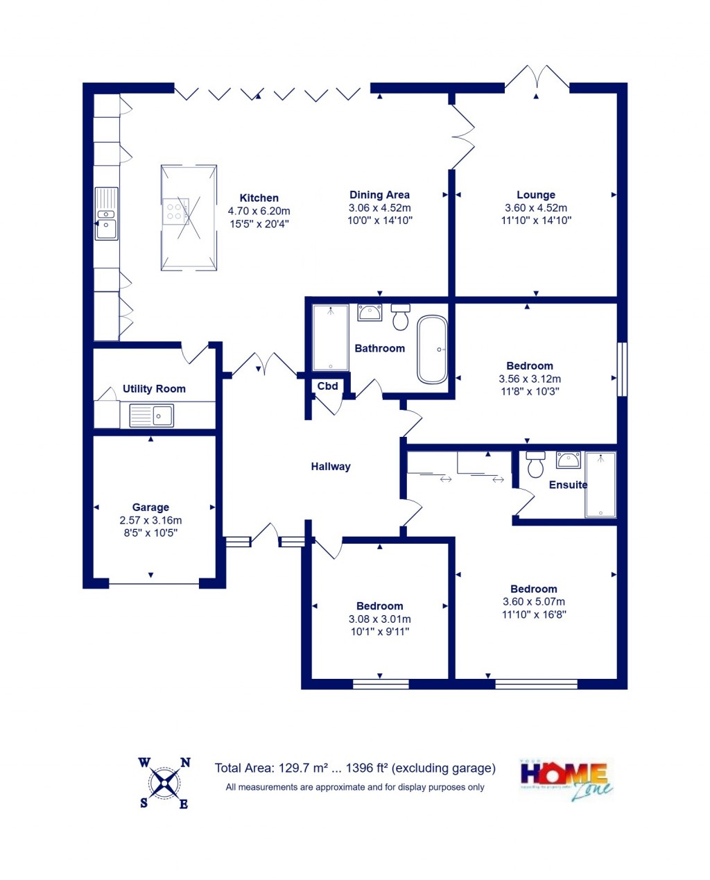 Floorplans For Highcliffe On Sea, Christchurch, Dorset