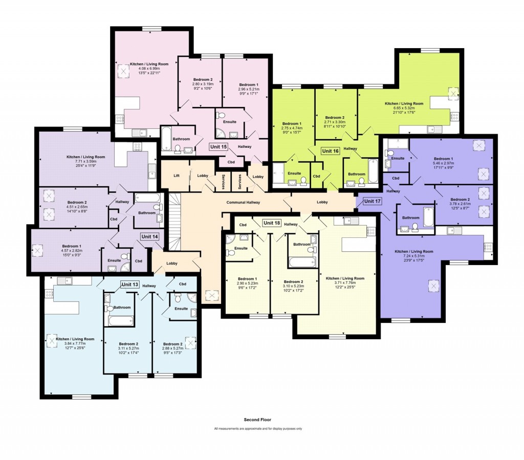 Floorplans For Highcliffe On Sea, Christchurch, Dorset