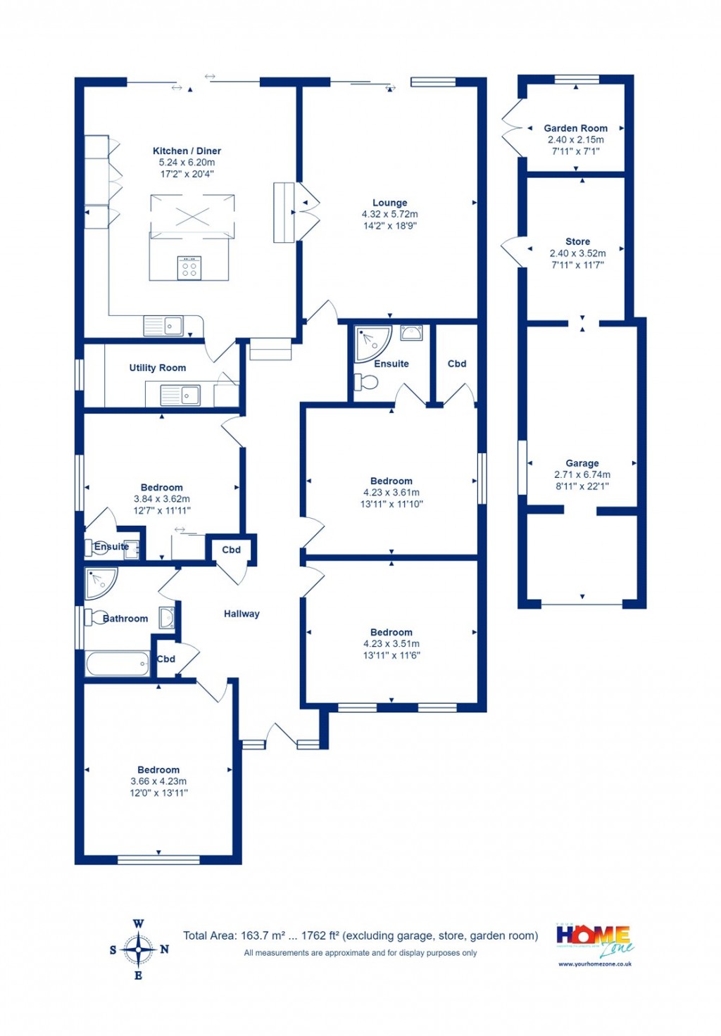 Floorplans For Highcliffe On Sea, Christchurch, Dorset
