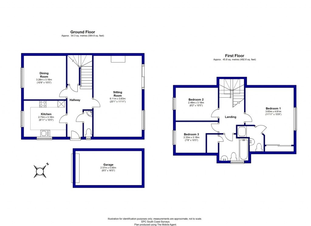 Floorplans For Walkford, Christchurch, Dorset
