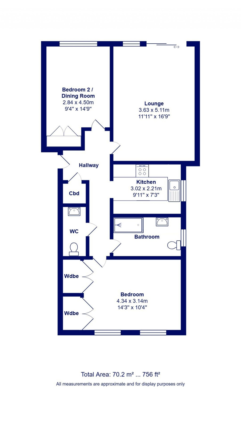 Floorplans For Highcliffe On Sea, Christchurch, Dorset