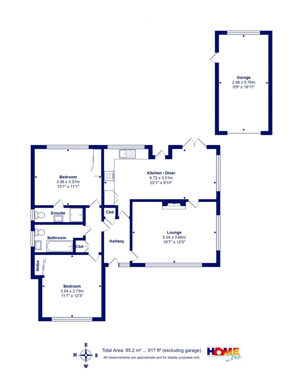 Floorplans For Highcliffe On Sea, Christchurch, Dorset