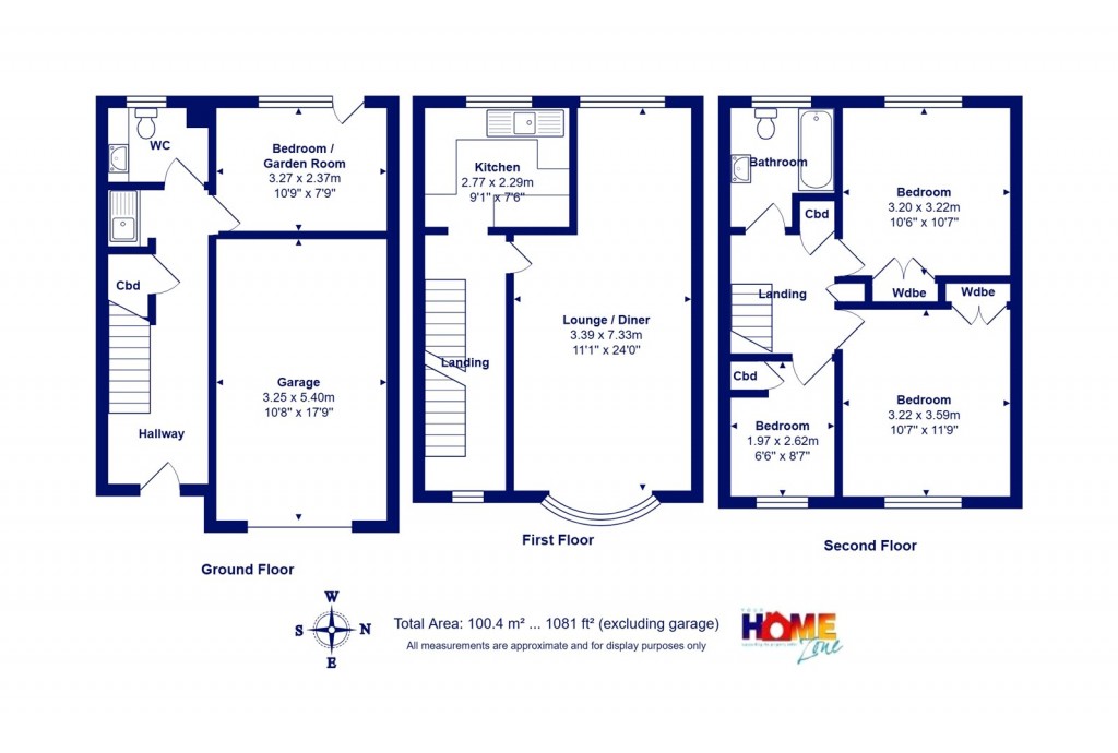 Floorplans For Walkford, Christchurch, Dorset