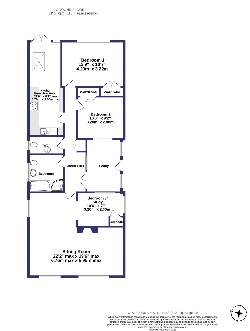 Floorplans For Highcliffe On Sea, Christchurch, Dorset