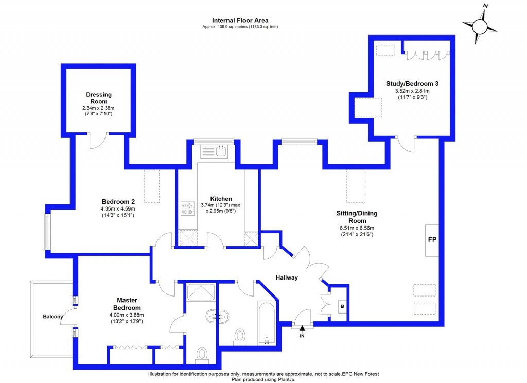 Floorplans For Highcliffe On Sea, Christchurch, Dorset