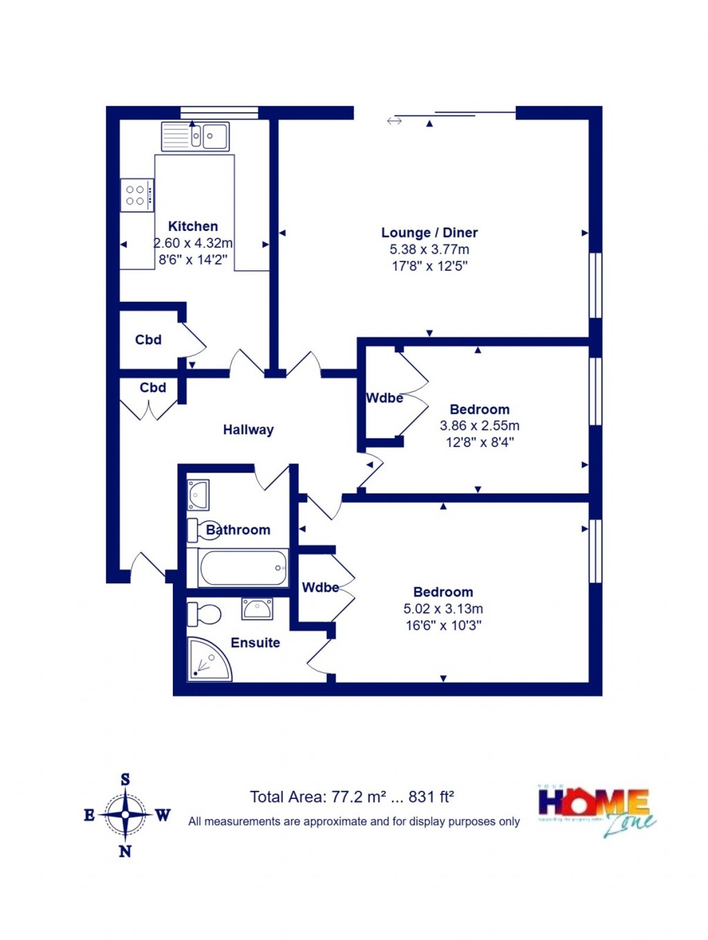 Floorplans For Highcliffe On Sea, Christchurch, Dorset