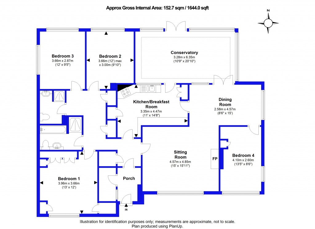 Floorplans For Highcliffe On Sea, Christchurch, Dorset